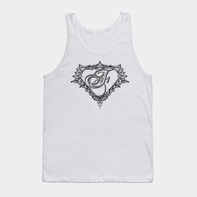 Super Sleek Style F Symbol Tank Top by Adatude